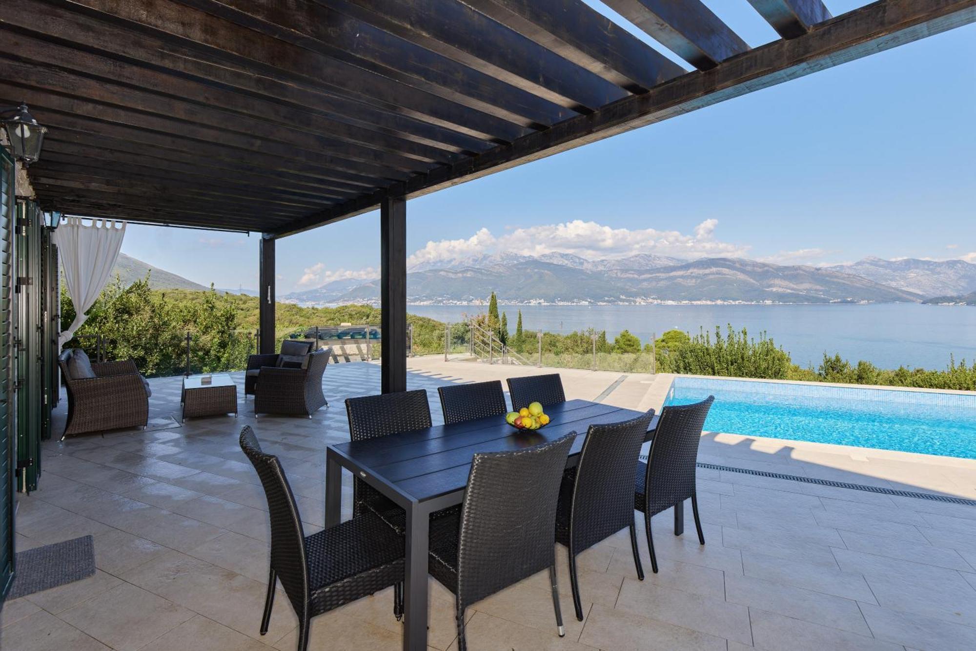 Villa Vista Azzurra Tivat Dış mekan fotoğraf