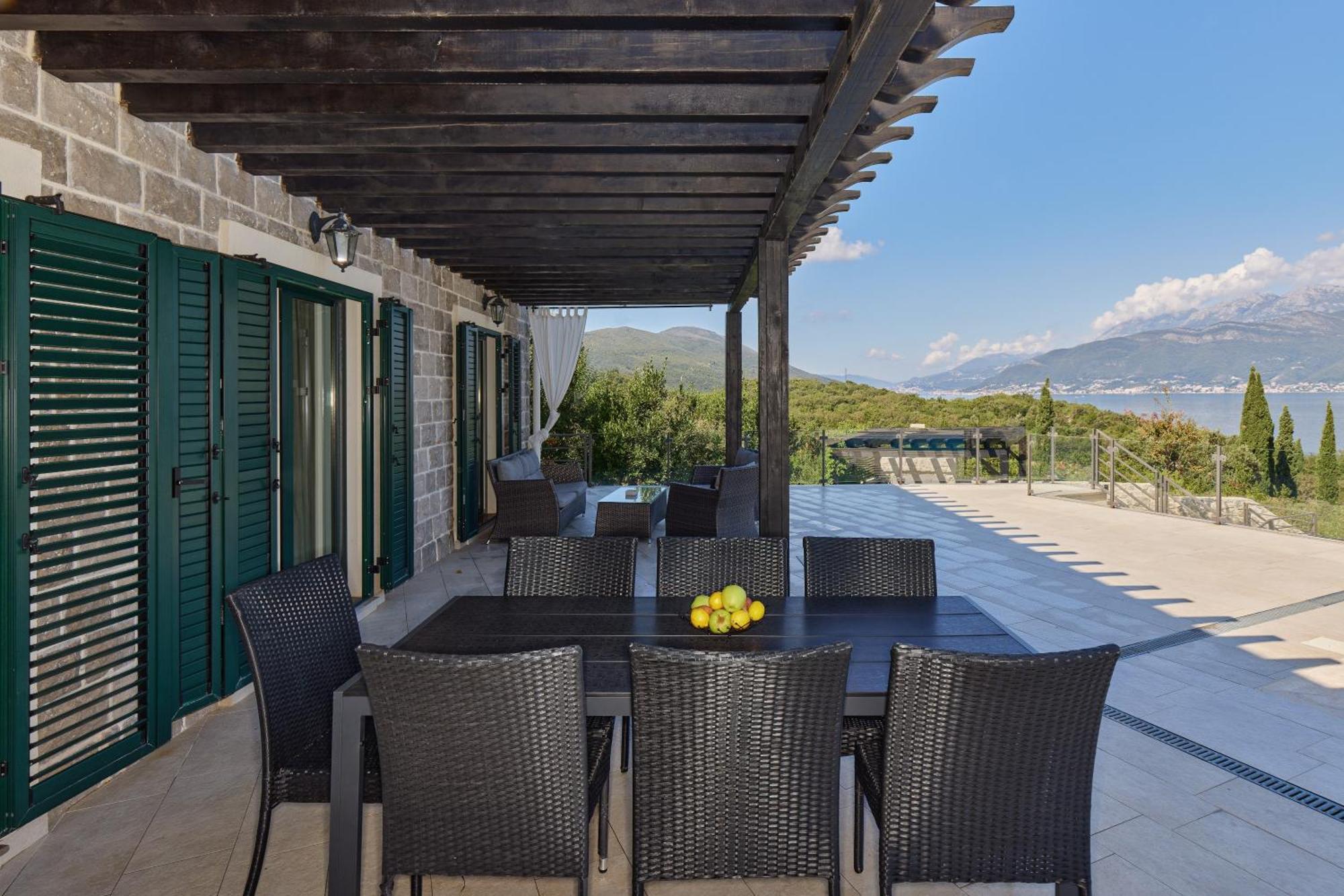 Villa Vista Azzurra Tivat Dış mekan fotoğraf