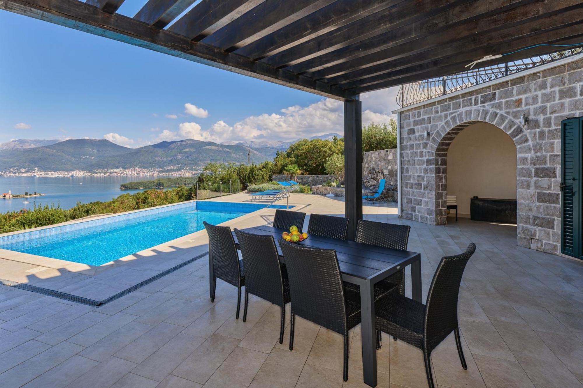 Villa Vista Azzurra Tivat Dış mekan fotoğraf